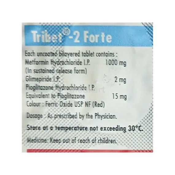 tribet forte 2mg tablet 10's